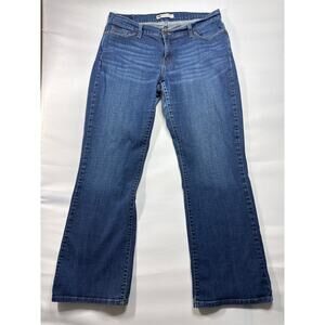 Levi's 529 Women's Curvy Bootcut Blue Denim Jeans - Size 14M - 32x32 (33x30.5)